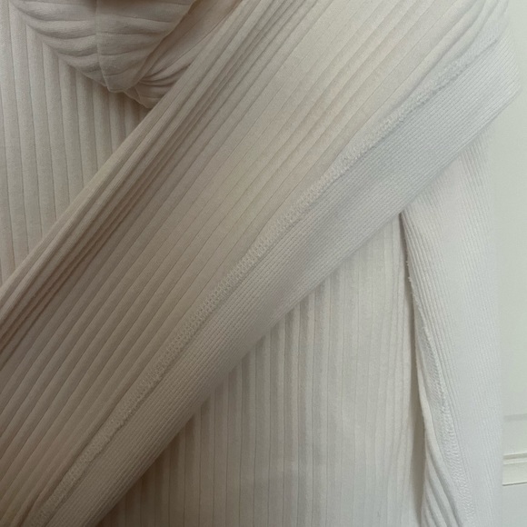 Rag & Bone 3D Rib Pullover Hoodie - Cream - Picture 8 of 8